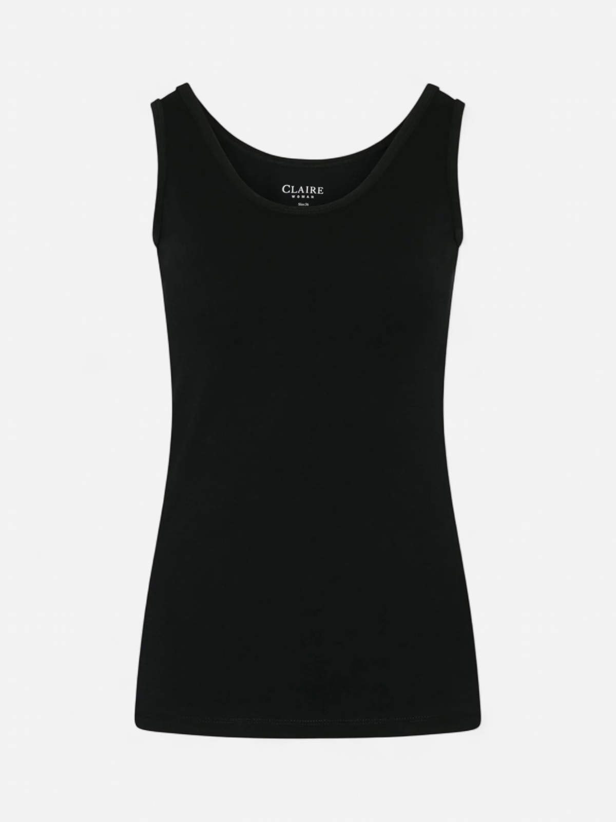 Claire Naisten Toppi CLAIRE TANK TOP Musta - Kekäle.fi