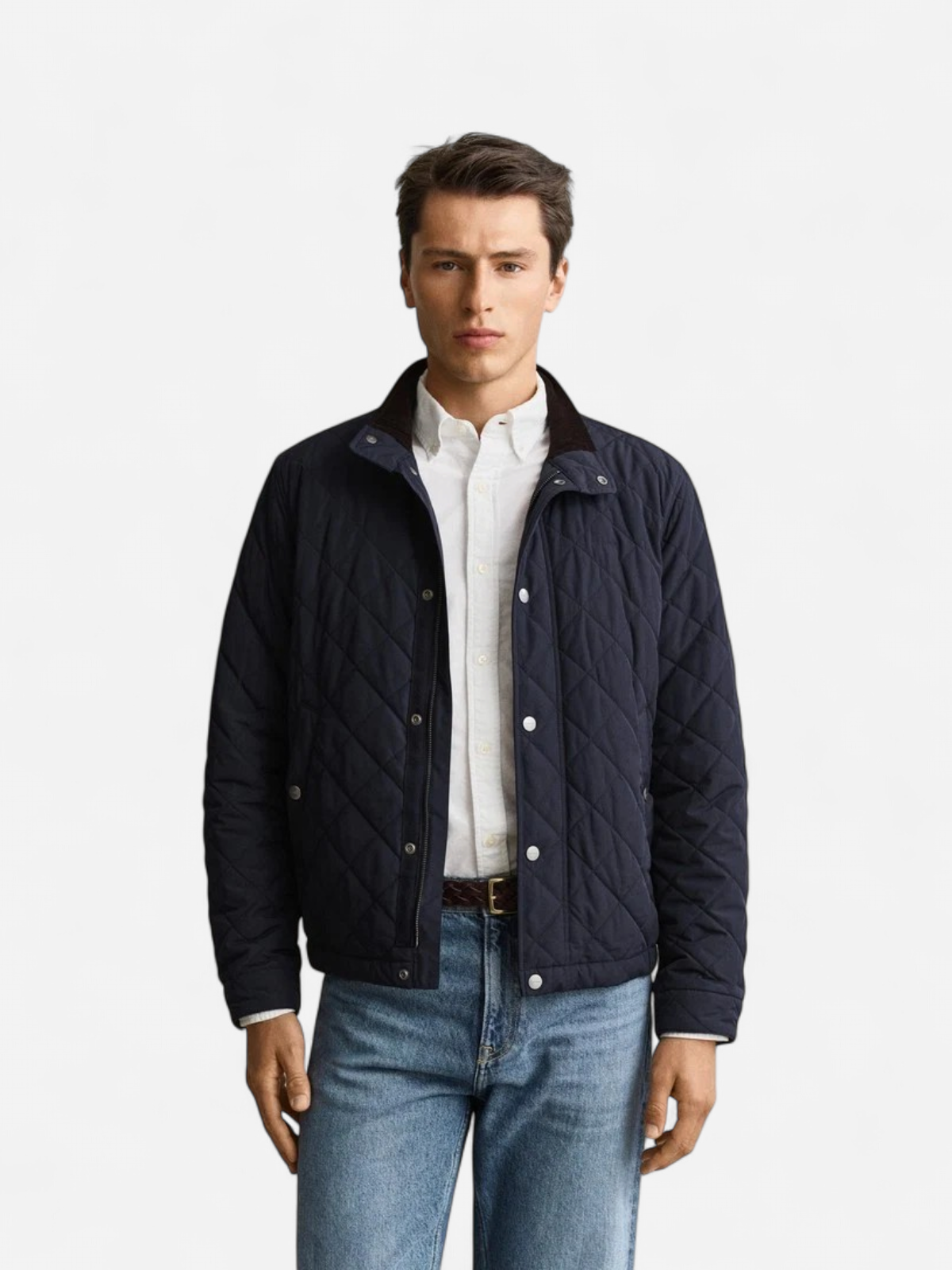CLASSIC QUILTED JACKET TUMMANSININEN - Kekäle.fi
