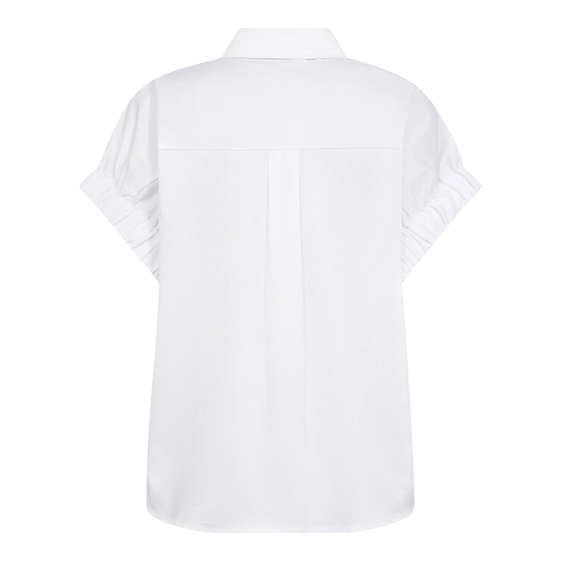 Co’Couture naisten paitapusero Poppycc Elastic Cuff SS Shirt, valkoinen
