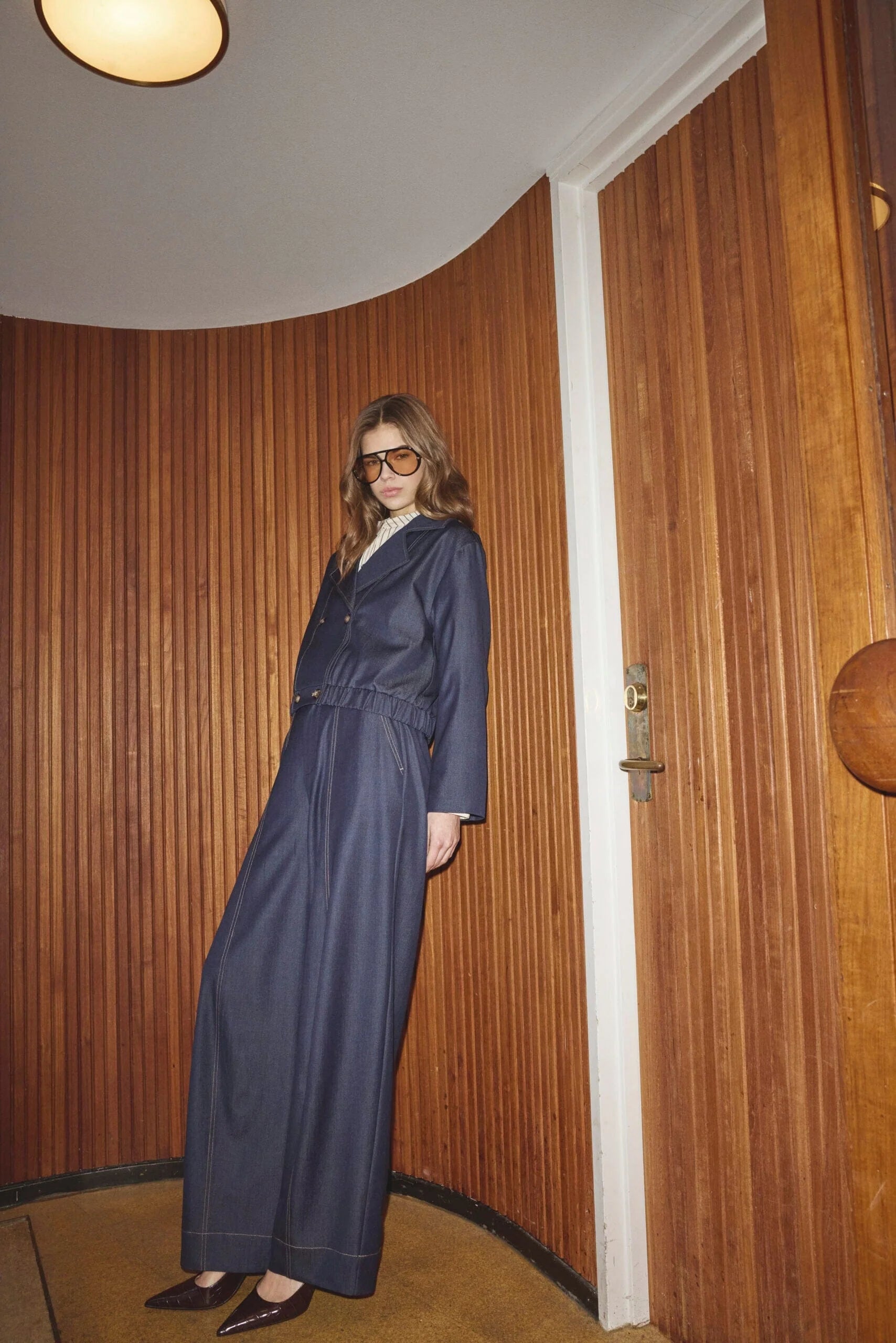 Co’Couture naisten housut TerryCC Barrel Pant, tummansininen