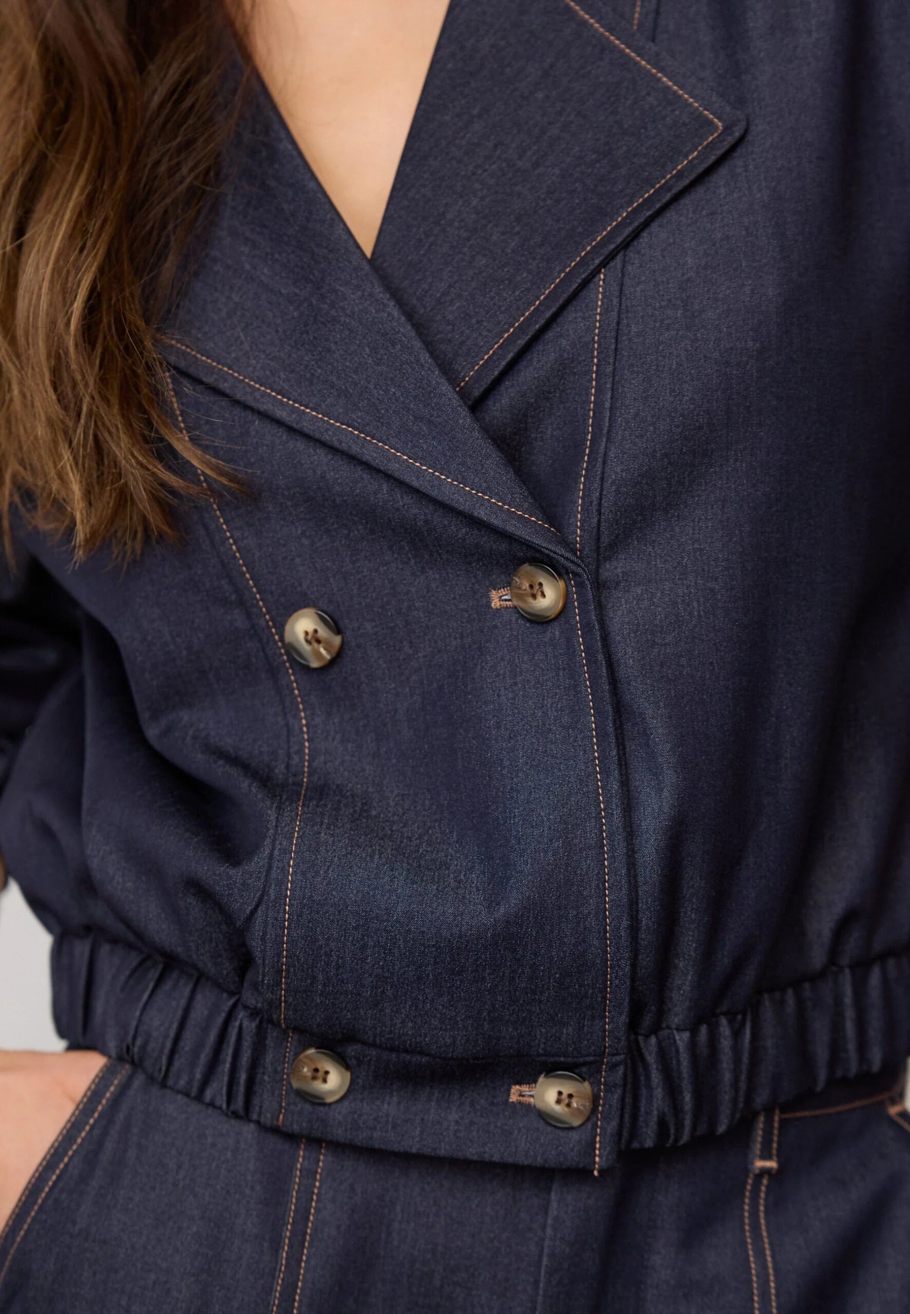 Co’Couture naisten bleiserit TerryCC Double Breasted Blazer, tummansininen