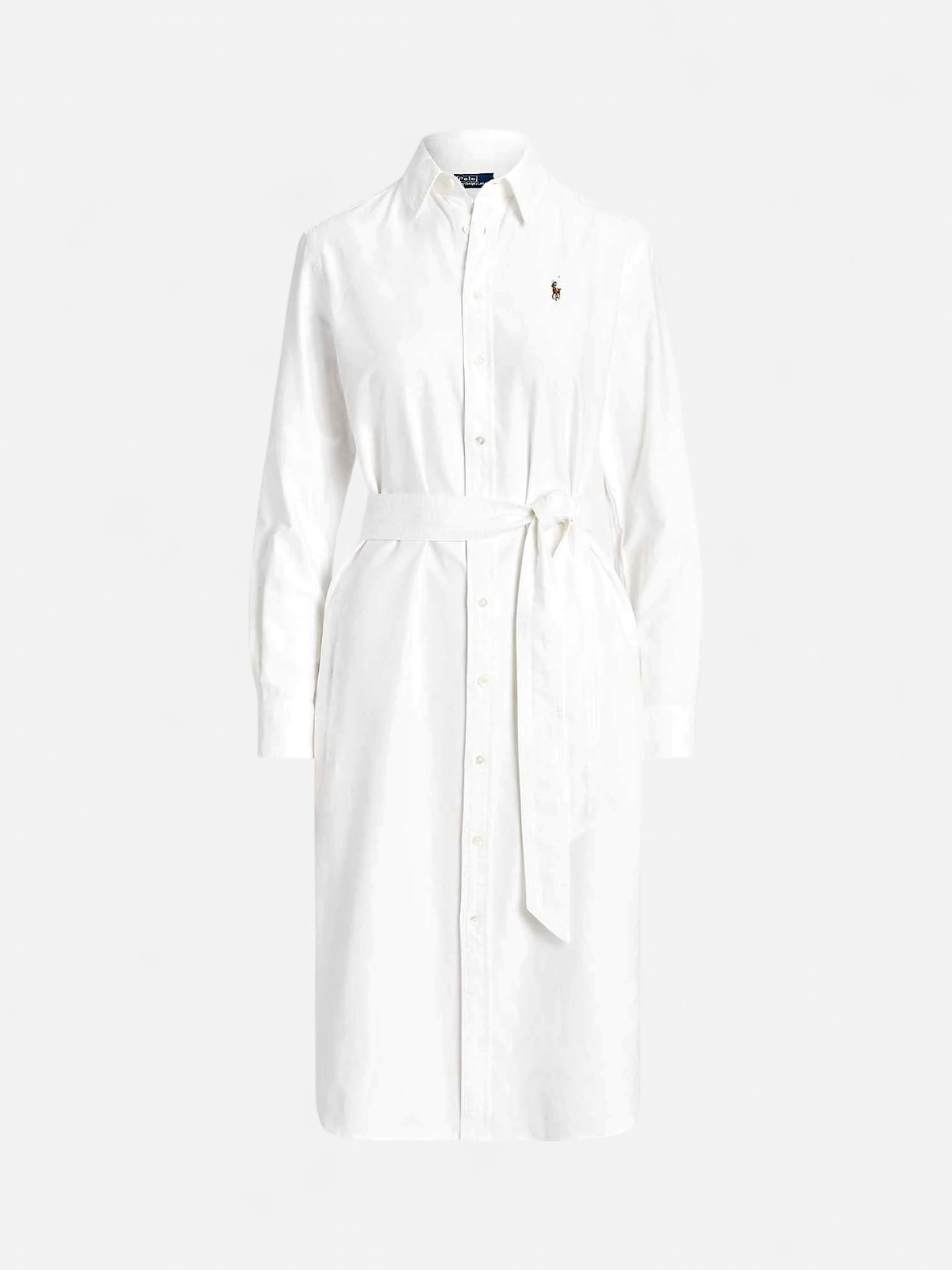 Polo Ralph Lauren naisten paitamekko Cory Dress LS, valkoinen - Kekäle.fi