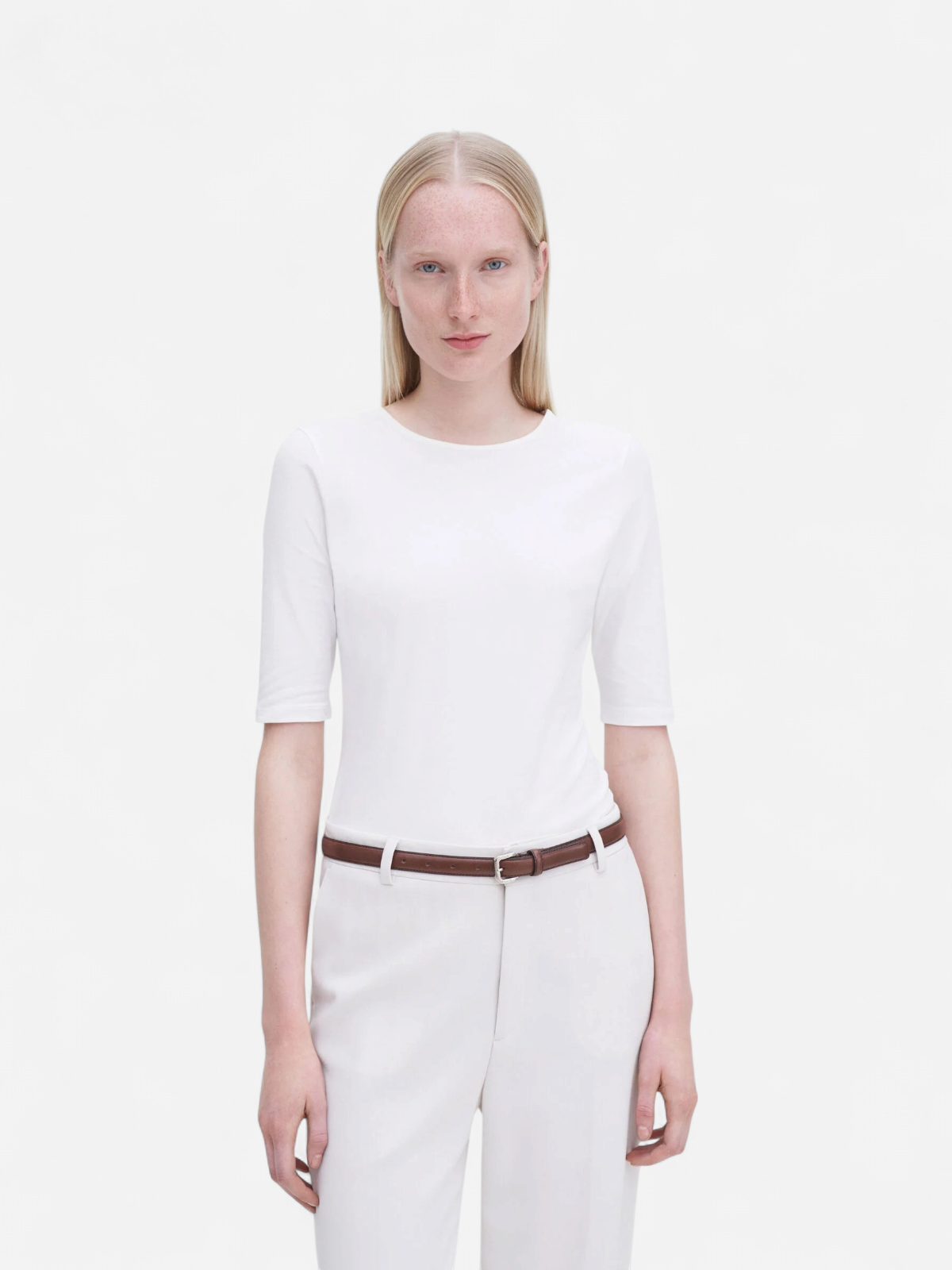 COTTON STRECH ELBOW SLEEVE VALKOINEN - Kekäle.fi