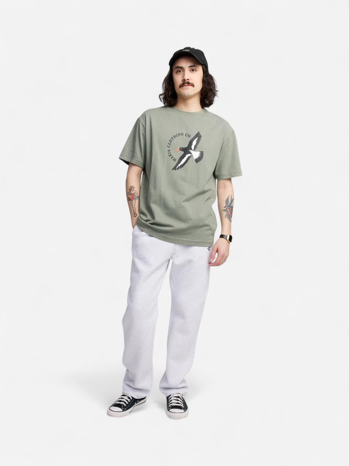 Cove ZIP POCKET Sweatpants NOS VAALEANHARMAA MELEE - Kekäle.fi