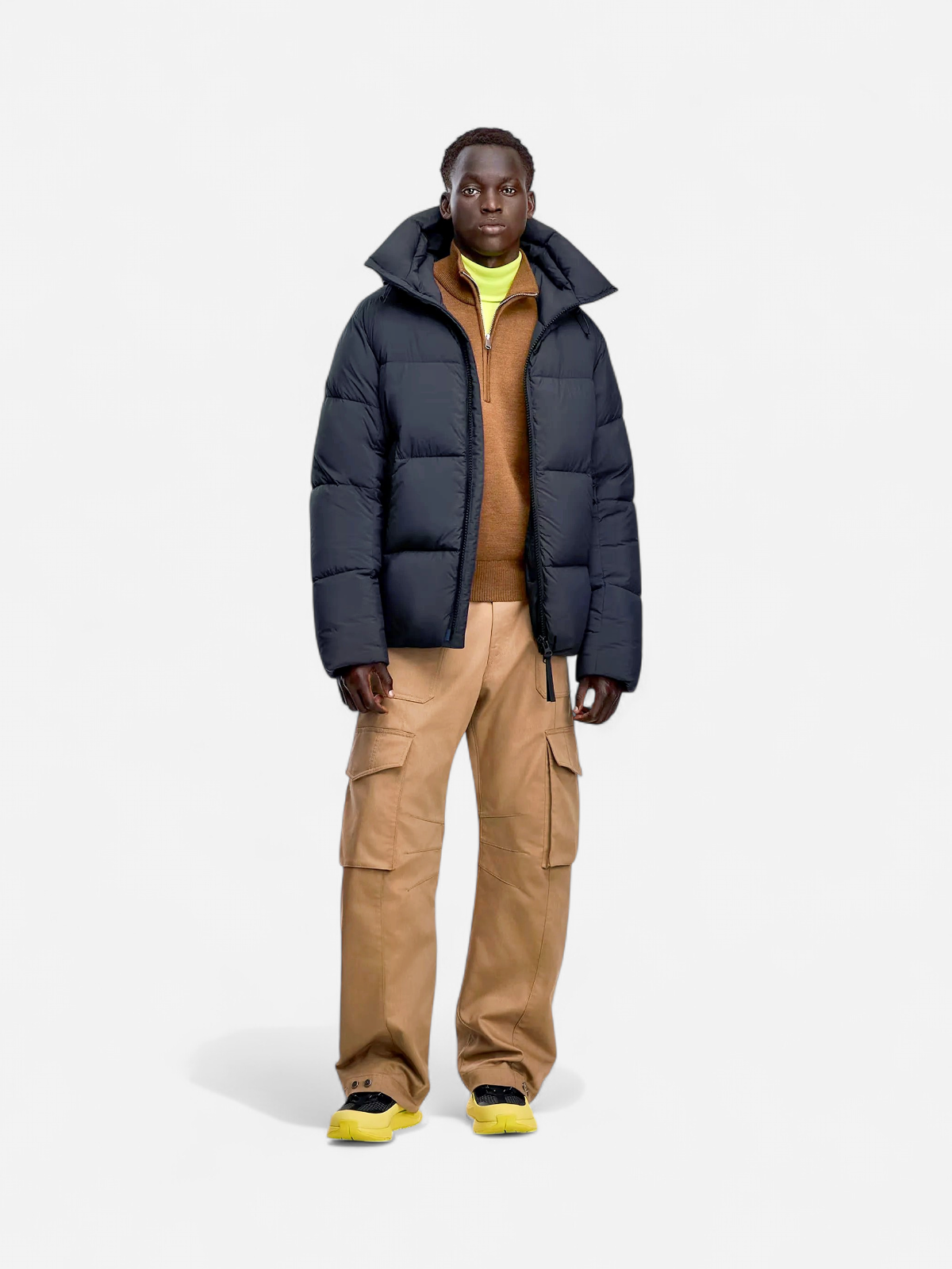 Canada Goose miesten takki CROFTON PUFFER MATTE - BD, musta - Kekäle.fi