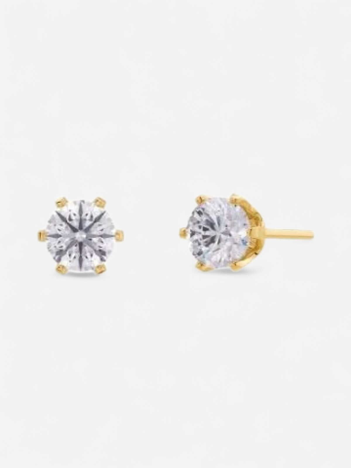 Edblad korvakorut Crown Studs Mini Gold, Gold pleated - Kekäle.fi