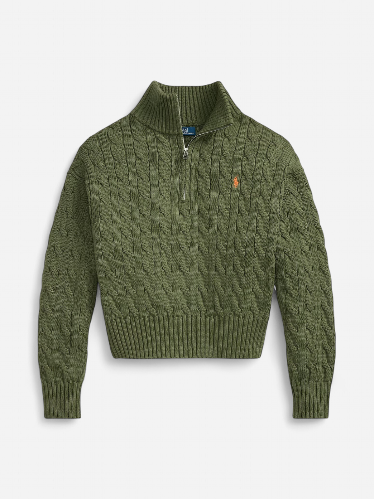 CTTNCBLHZPO-LONG SLEEVE-PULLOVER TUMMANVIHREÄ - Kekäle.fi