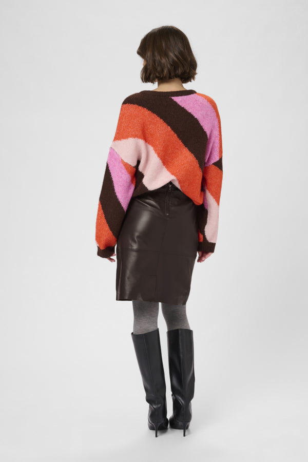 culture-naisten-hame-cuberta-leather-skirt-coffee-bean-3