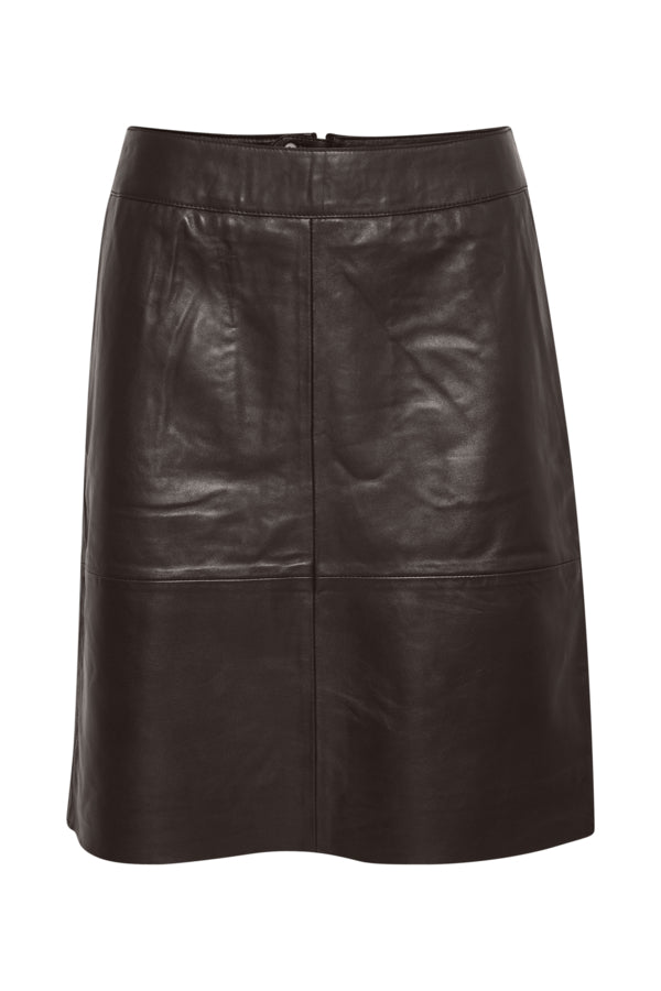 culture-naisten-hame-cuberta-leather-skirt-coffee-bean-4