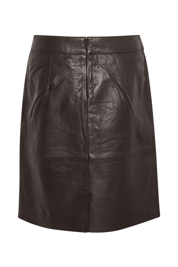 culture-naisten-hame-cuberta-leather-skirt-coffee-bean-5