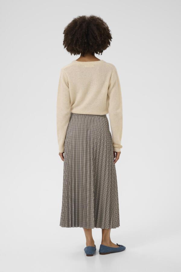 culture-naisten-hame-cuchecka-long-skirt-brown-check-2