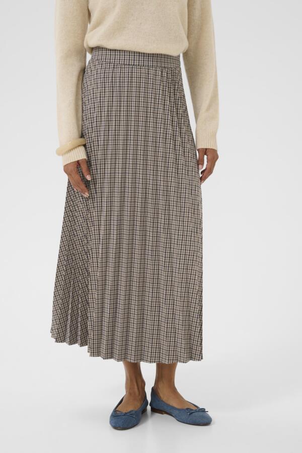 culture-naisten-hame-cuchecka-long-skirt-brown-check-3