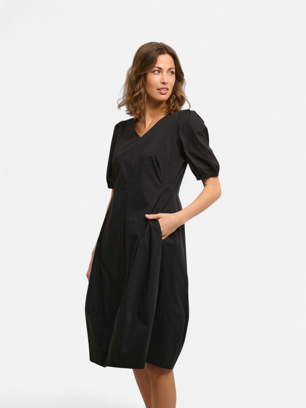 CULTURE, Naisten Mekko, ANTOINETT SS DRESS Black - Kekäle.fi