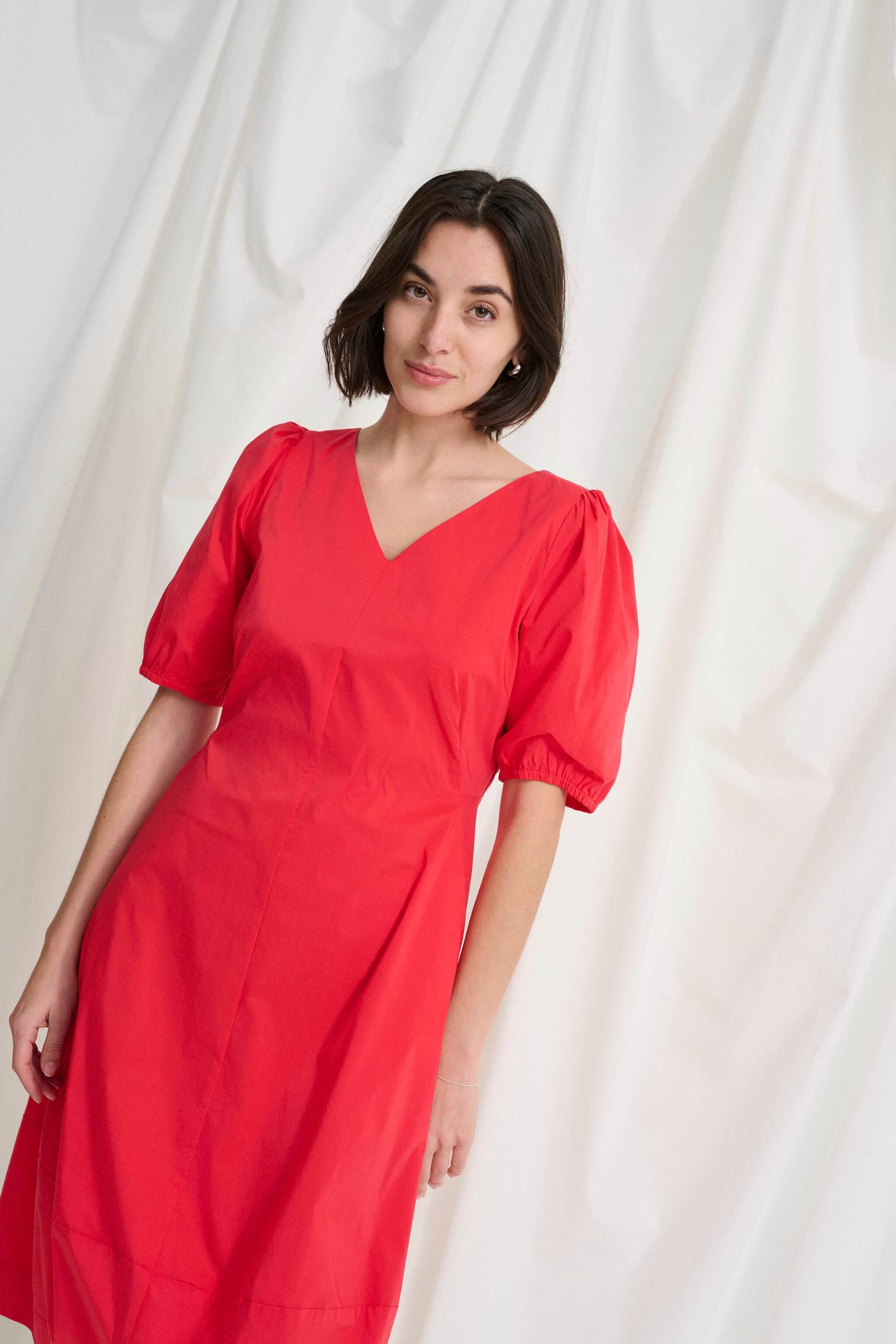 culture-naisten-mekko-antoinett-ss-dress-fiery-red-6