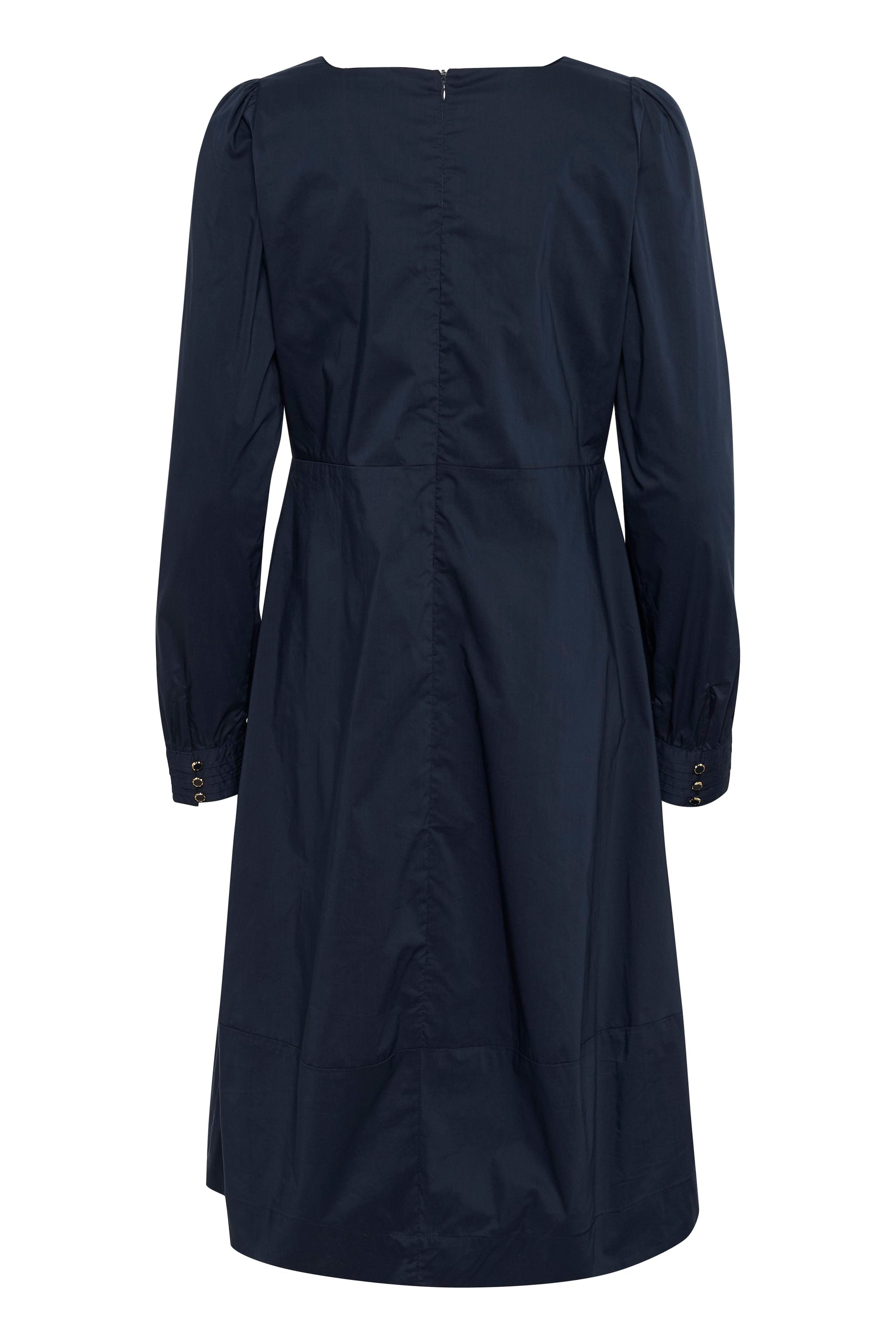 culture-naisten-mekko-cuantoinett-v-neck-dress-blue-iris-5