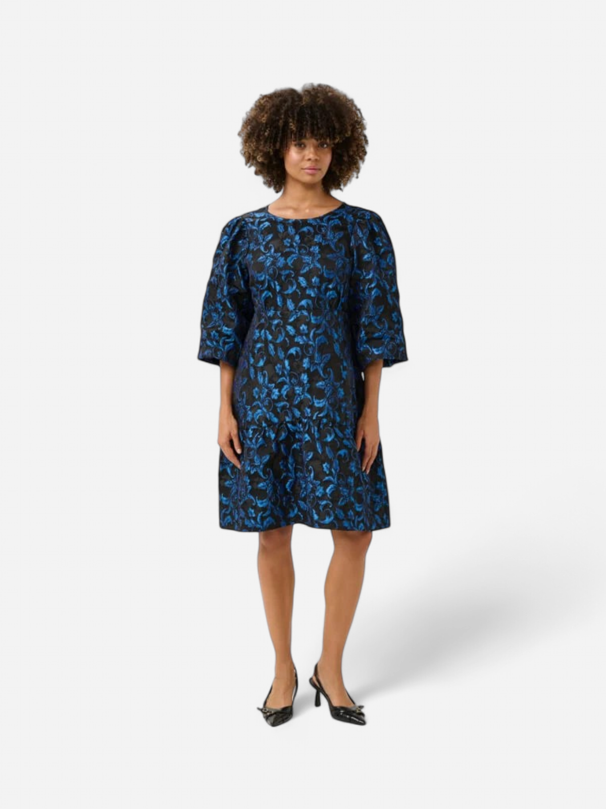 Culture naisten mekko, CUASTRO DRESS Blue Flower - Kekäle.fi