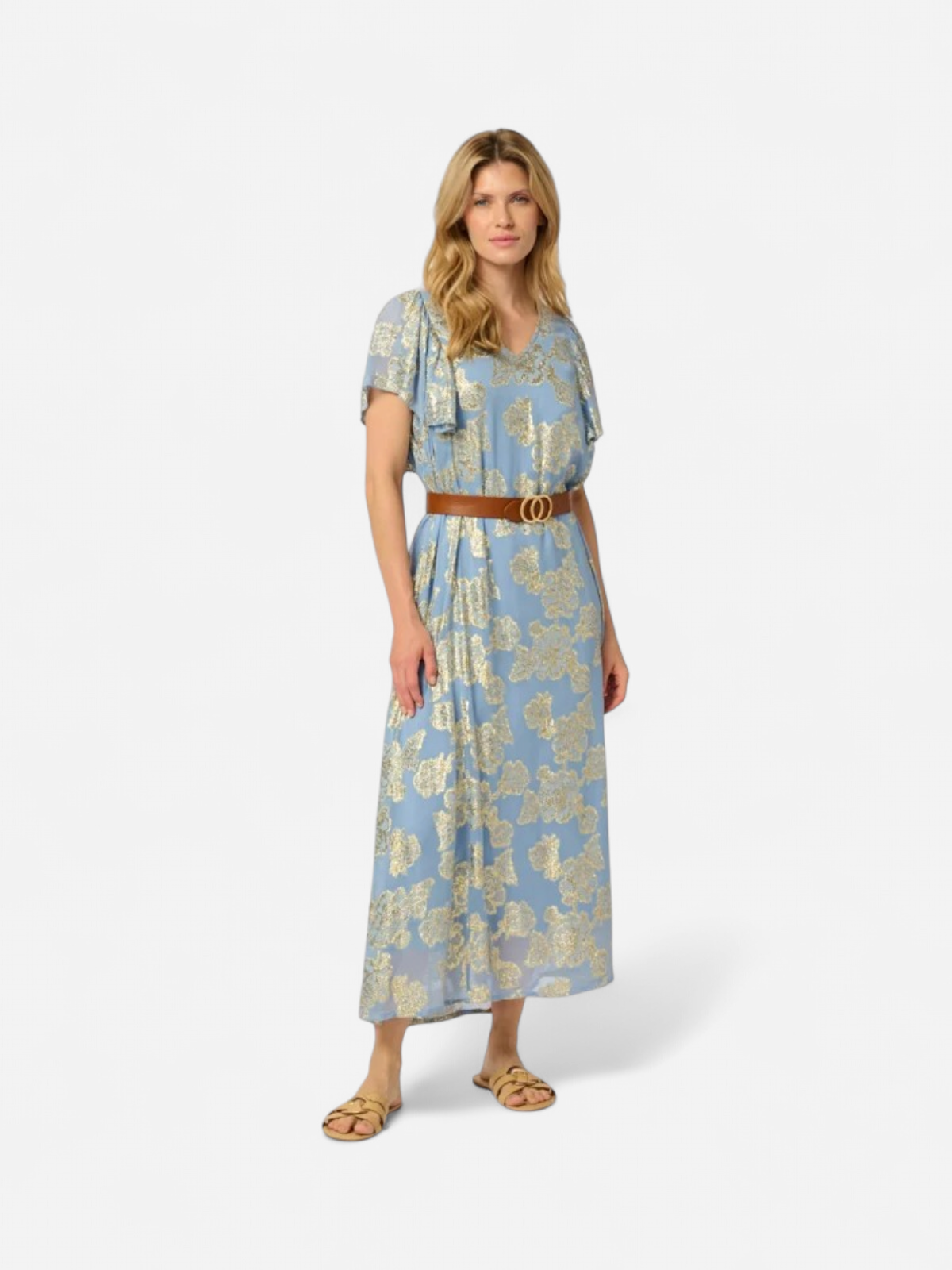 Culture naisten mekko, CUFLOI LONG DRESS Forever Blue - Kekäle.fi