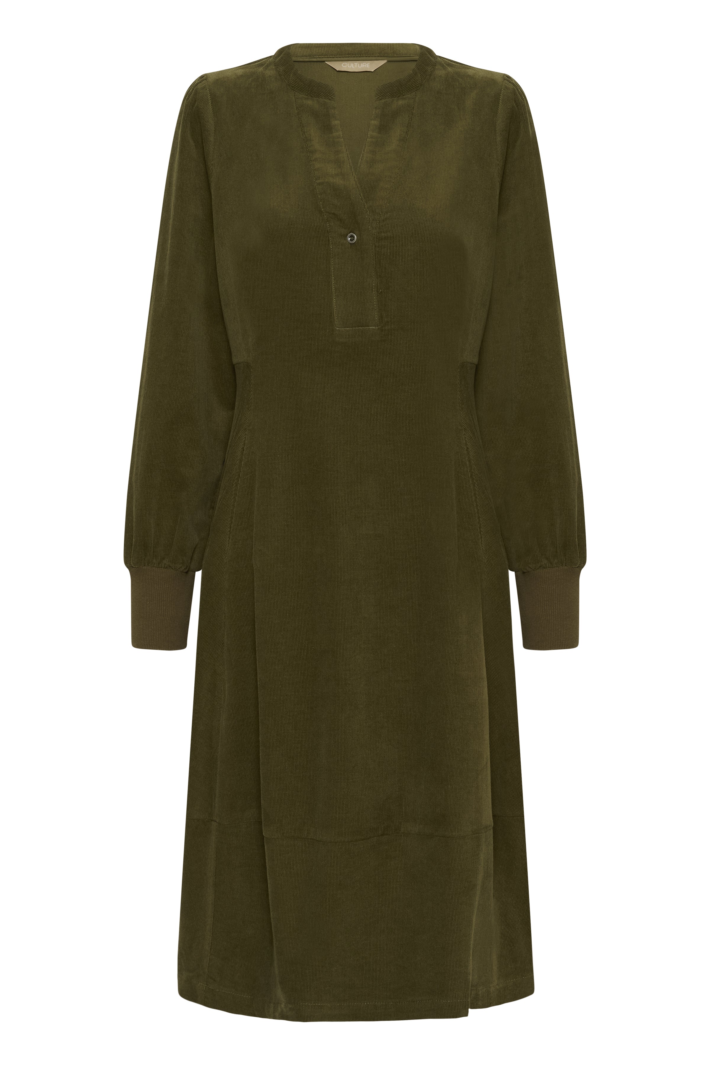 culture-naisten-mekko-rhaena-ls-dress-burn-olive-3