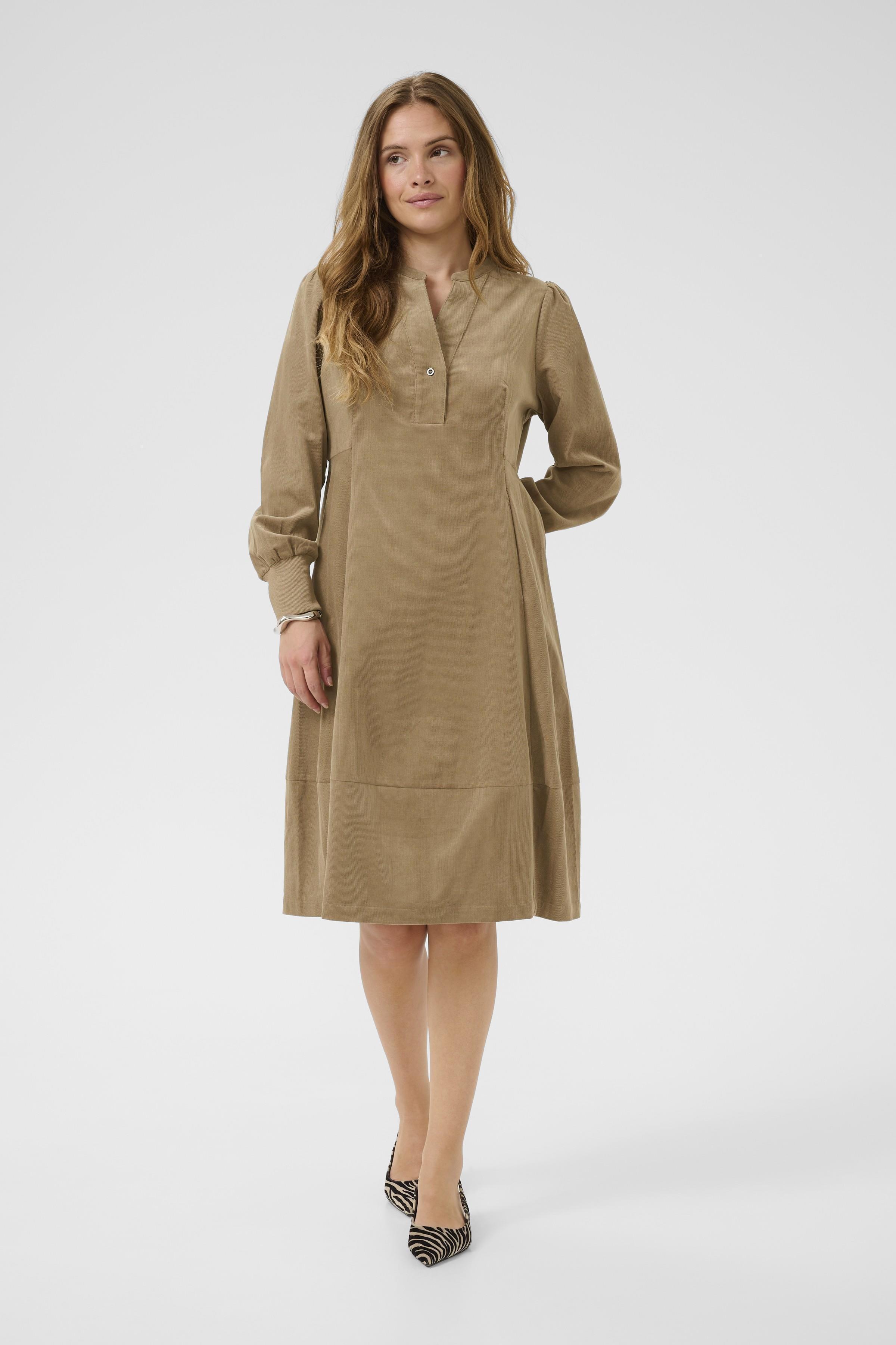 culture-naisten-mekko-rhaena-ls-dress-timber-wolf-6