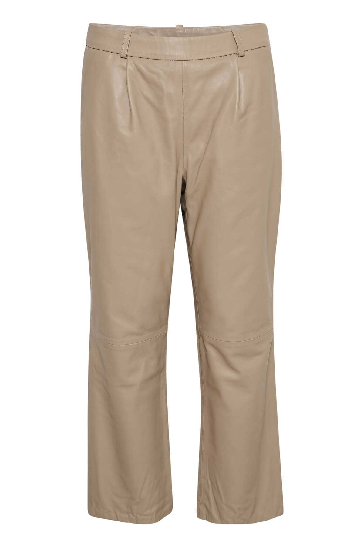 culture-naisten-nahkahousut-benja-leather-pant-vaalea-beige-3