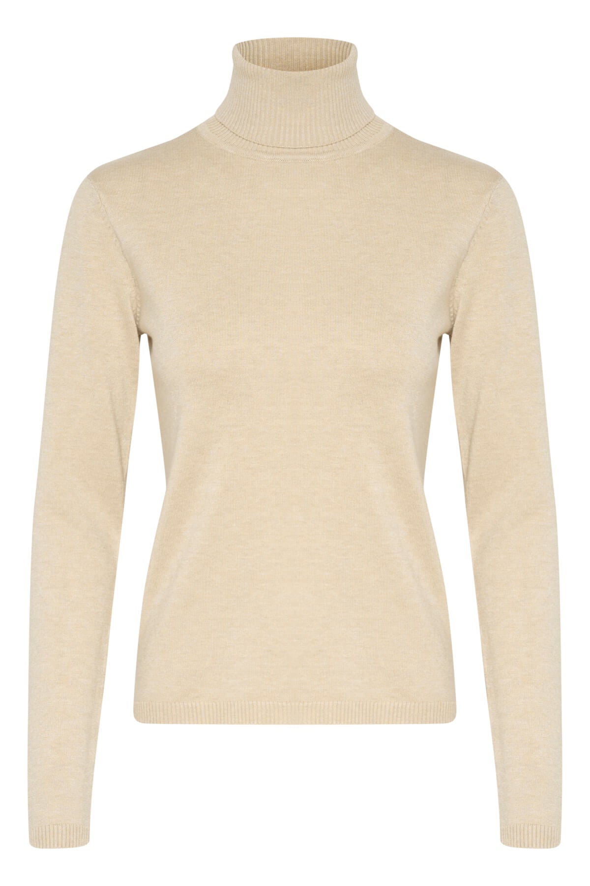 culture-naisten-poolokauluksellinen-neule-annemarie-rollneck-warm-sand-melange-3