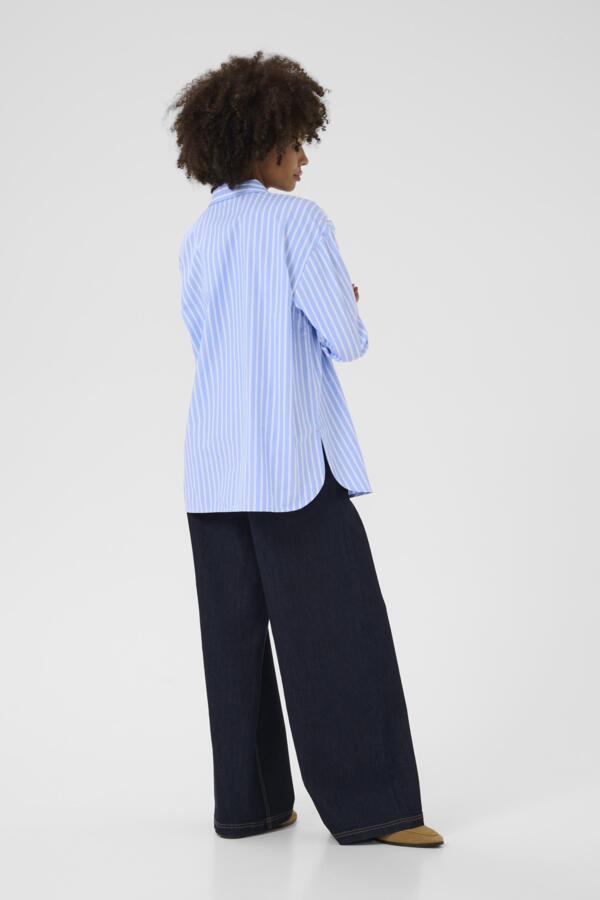 culture-naisten-pusero-culora-shirt-blue-white-stripe-4