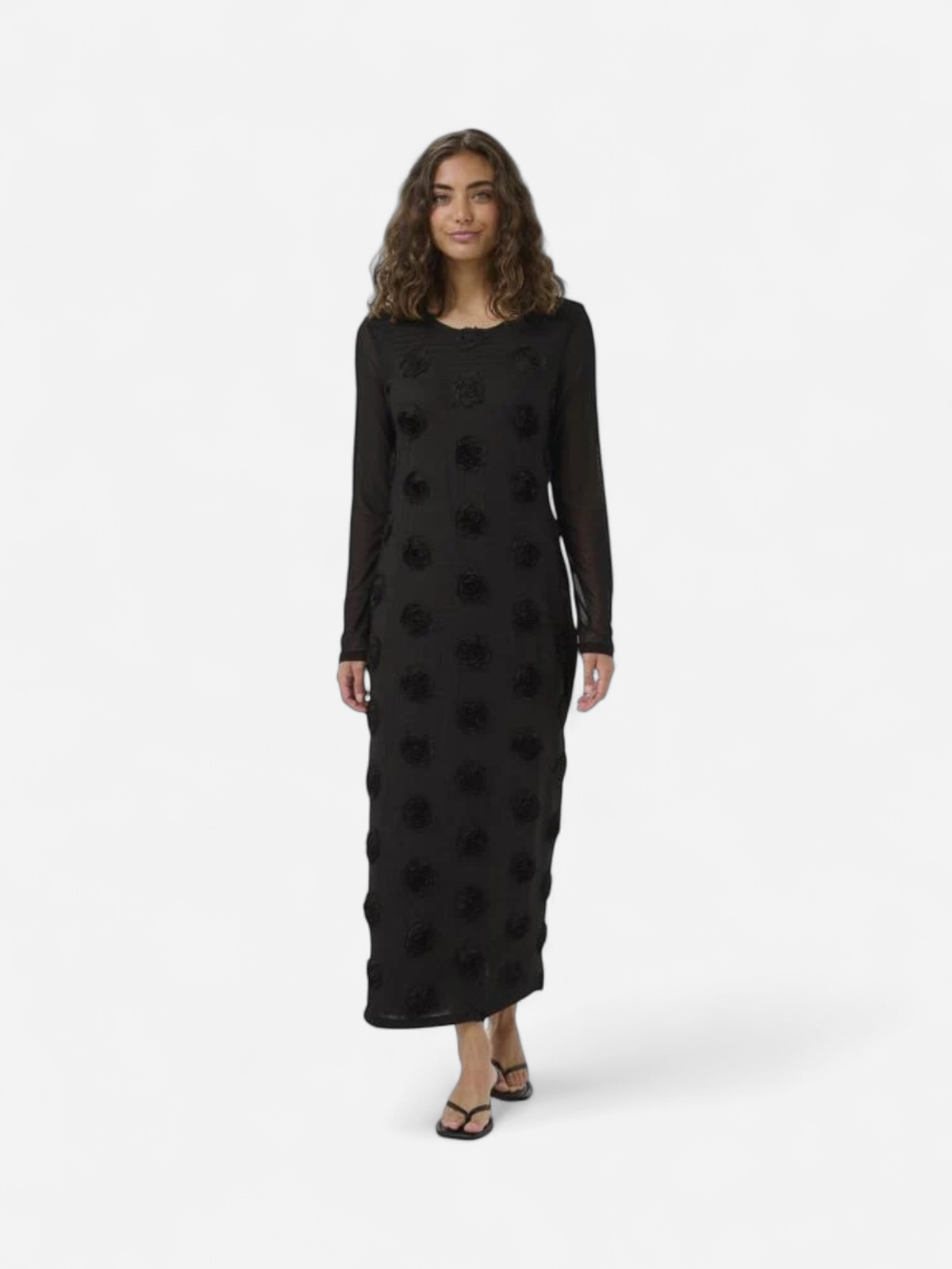 Culture Mascha Mesh Dress, musta - Kekäle.fi
