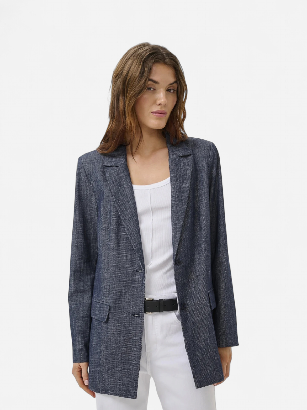 My Essential Wardrobe naisten bleiseri Dazzie Blazer, tummansininen - Kekäle.fi