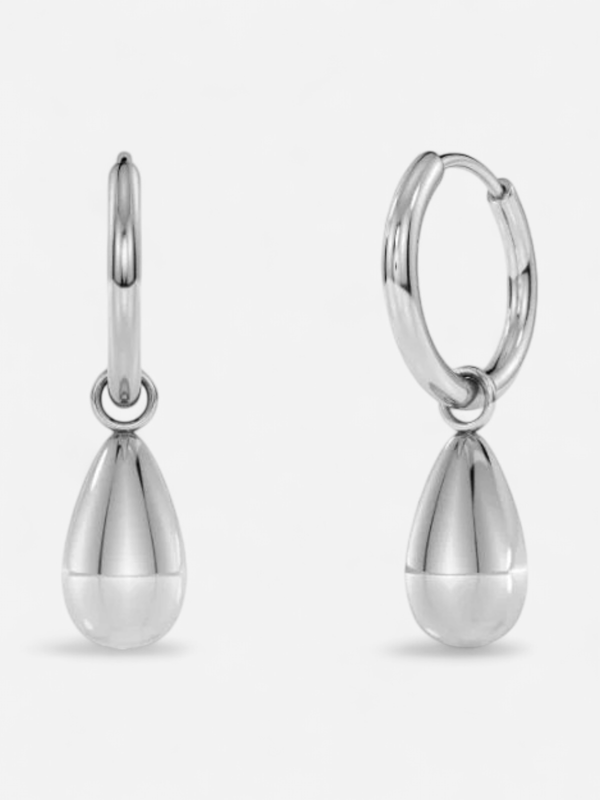 Edblad korvakorut Drop Mini Hoops Steel, Stainless steel - Kekäle.fi