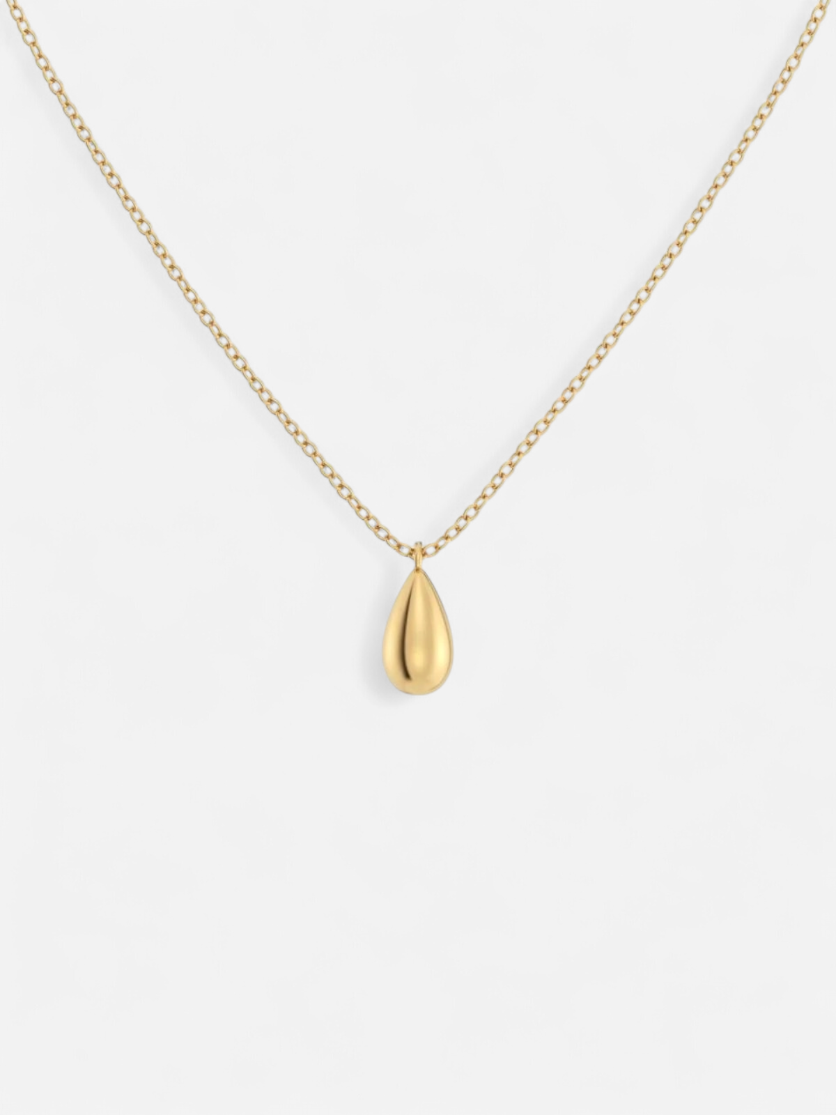 Edblad kaulakoru Drop Mini Necklace Gold, Gold pleated - Kekäle.fi