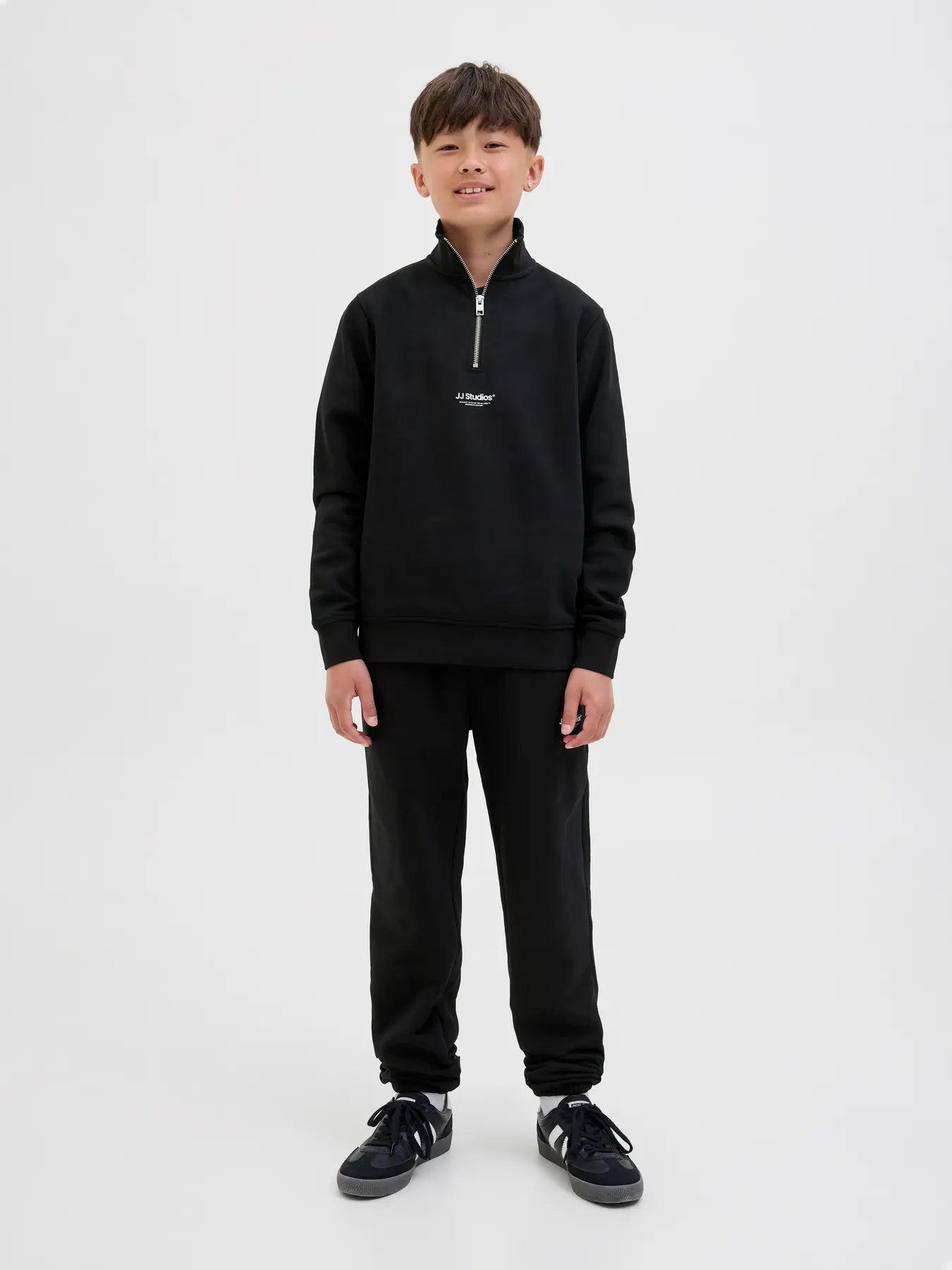 Jack and Jones Junior lasten collegehousut Kane Soho, musta