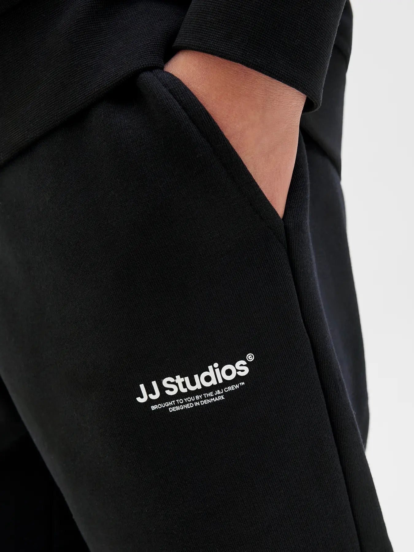 Jack and Jones Junior lasten collegehousut Kane Soho, musta
