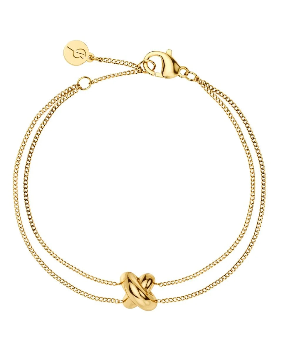 Edblad rannekoru Alexa Bracelet, Gold pleated