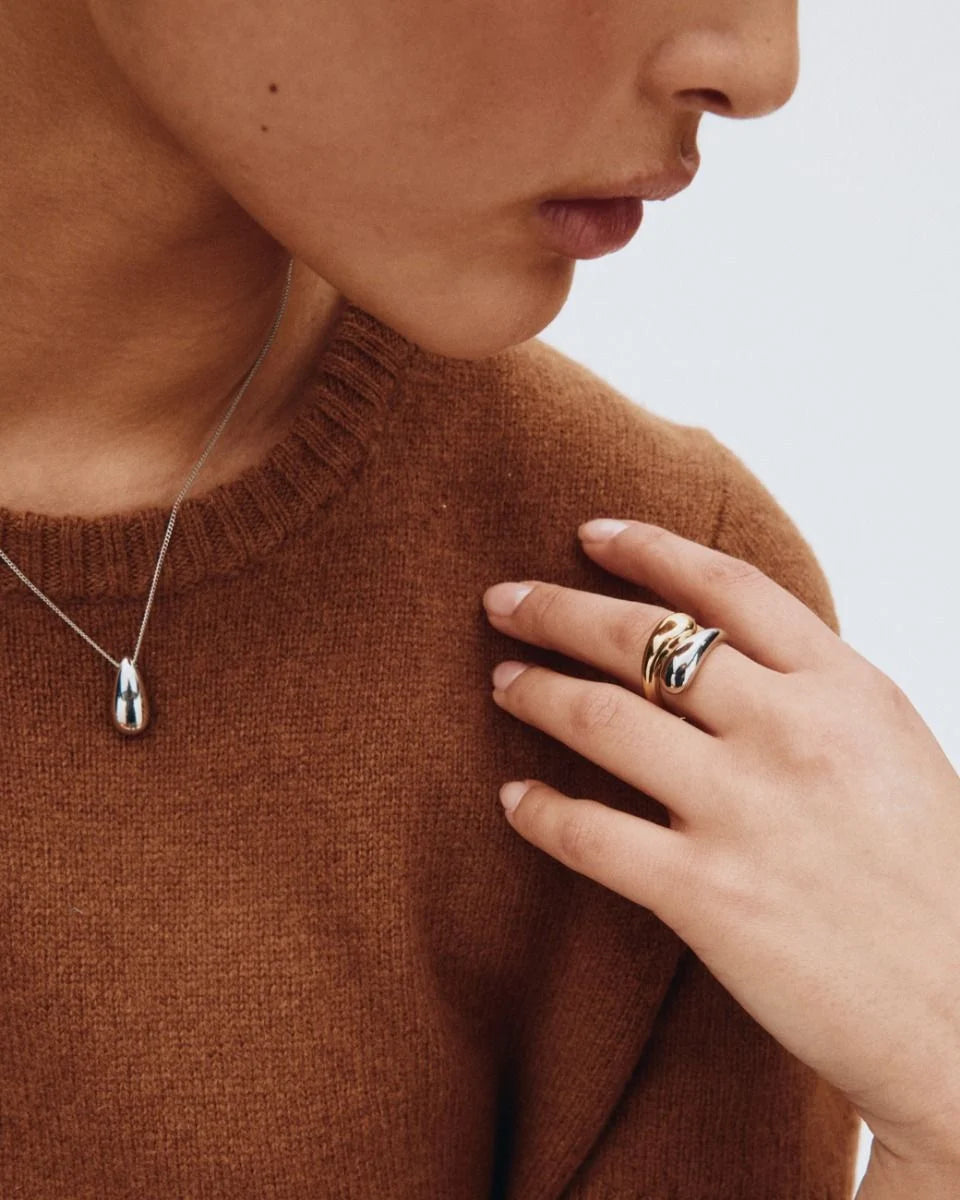 Edblad kaulakoru, HARMONY NECKLACE STEEL Hopeanharmaa