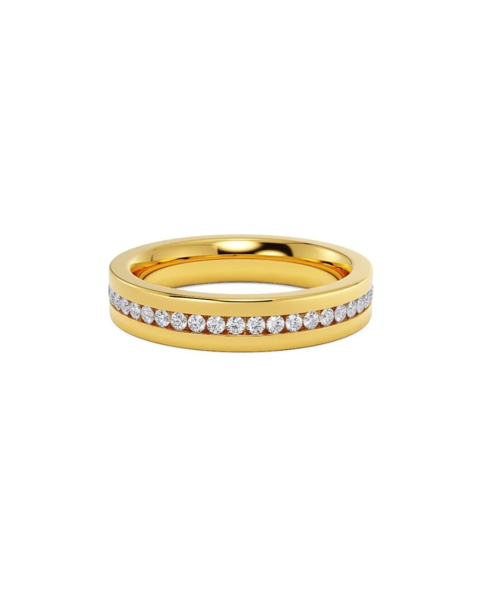 Edblad naisten sormus Josefin Ring, Gold pleated
