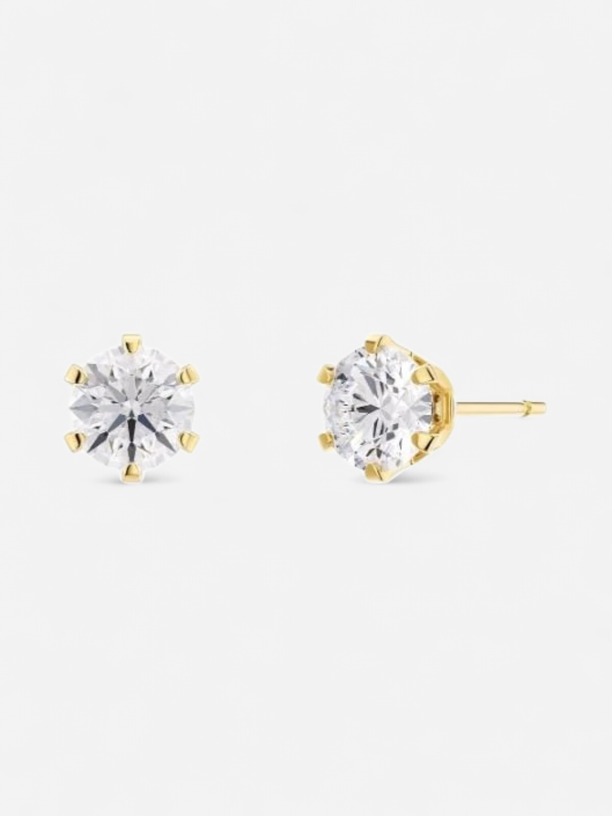 Edblad korvakorut, CROWN STUDS GOLD Kullankeltainen - Kekäle.fi