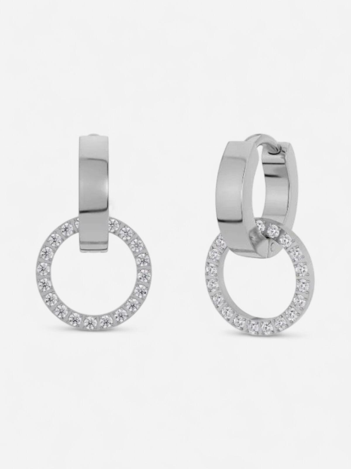 Edblad korvakorut, ETERNAL ORBIT EARRINGS STEEL Hopeanharmaa - Kekäle.fi