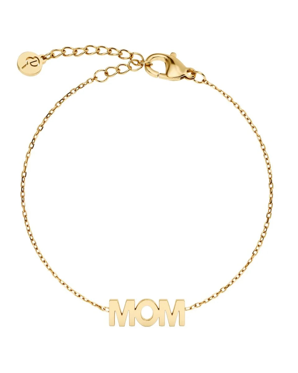 Edblad naisten rannekoru Mom Bracelet, Gold pleated