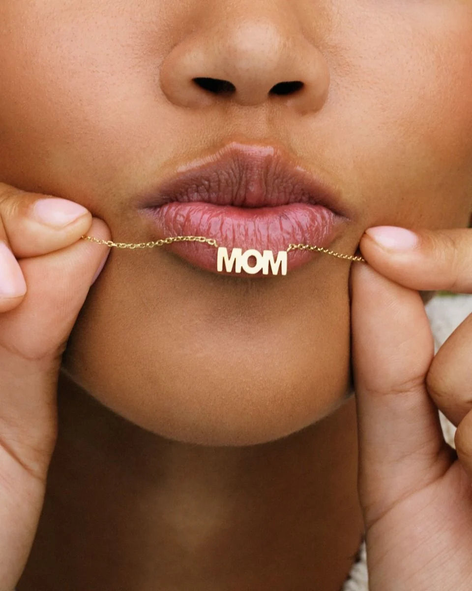 Edblad kaulakoru Mom Necklace, Gold pleated