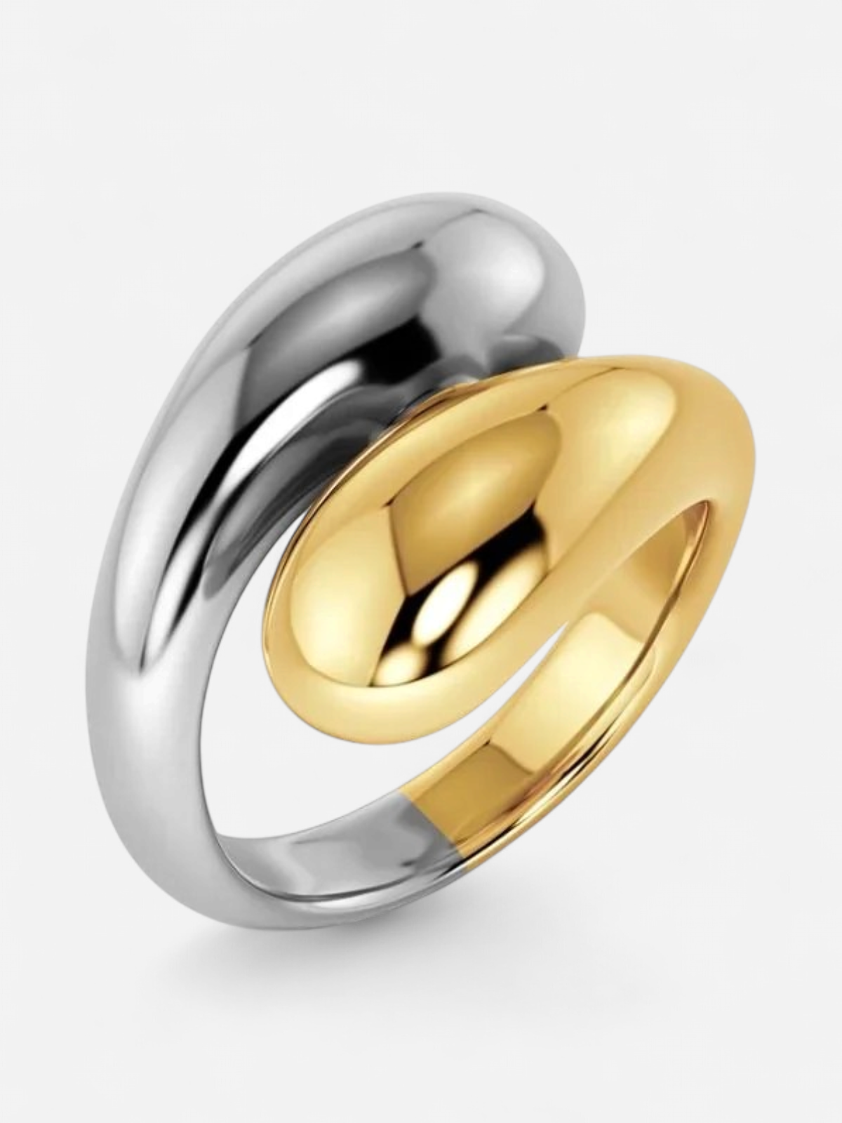 Edblad sormus, HARMONY RING MIXED Hopeanharmaa - Kekäle.fi