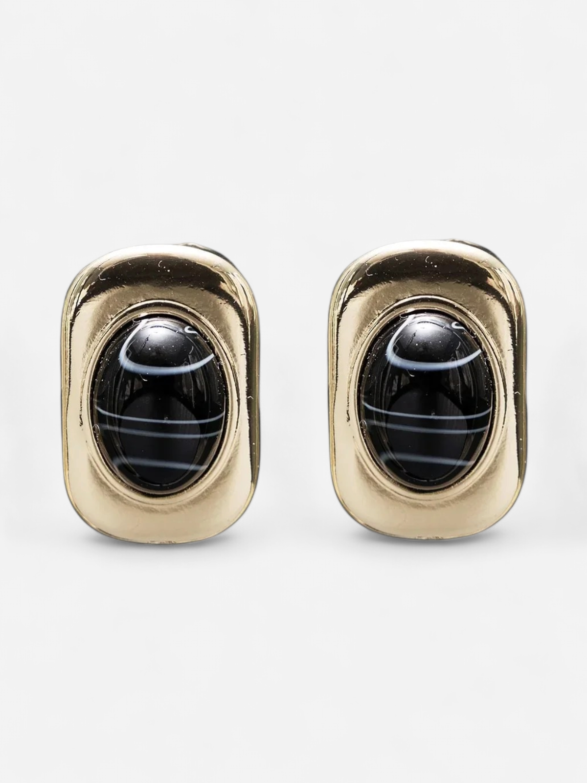 Bow 19 korvakorut Eden Stone Earrings, Musta - Kekäle.fi