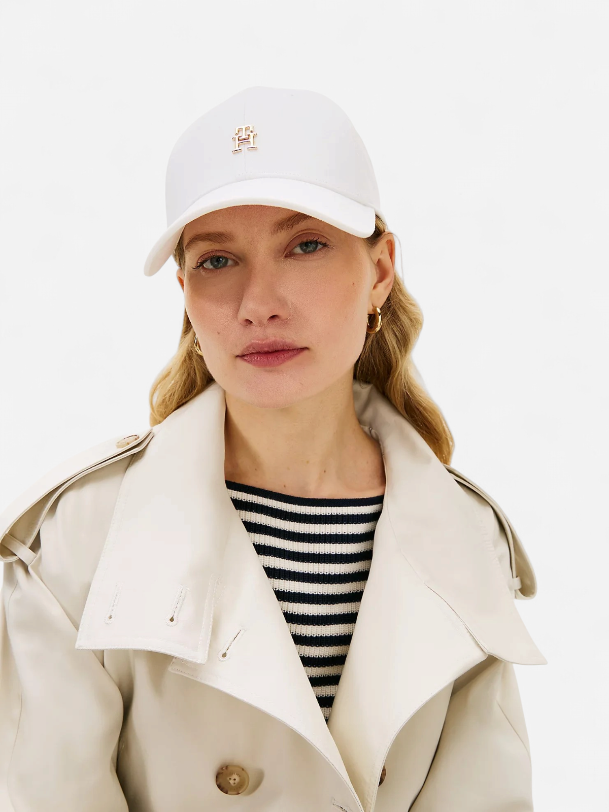 Tommy Hilfiger lippis Elevated Chic Cap, valkoinen - Kekäle.fi
