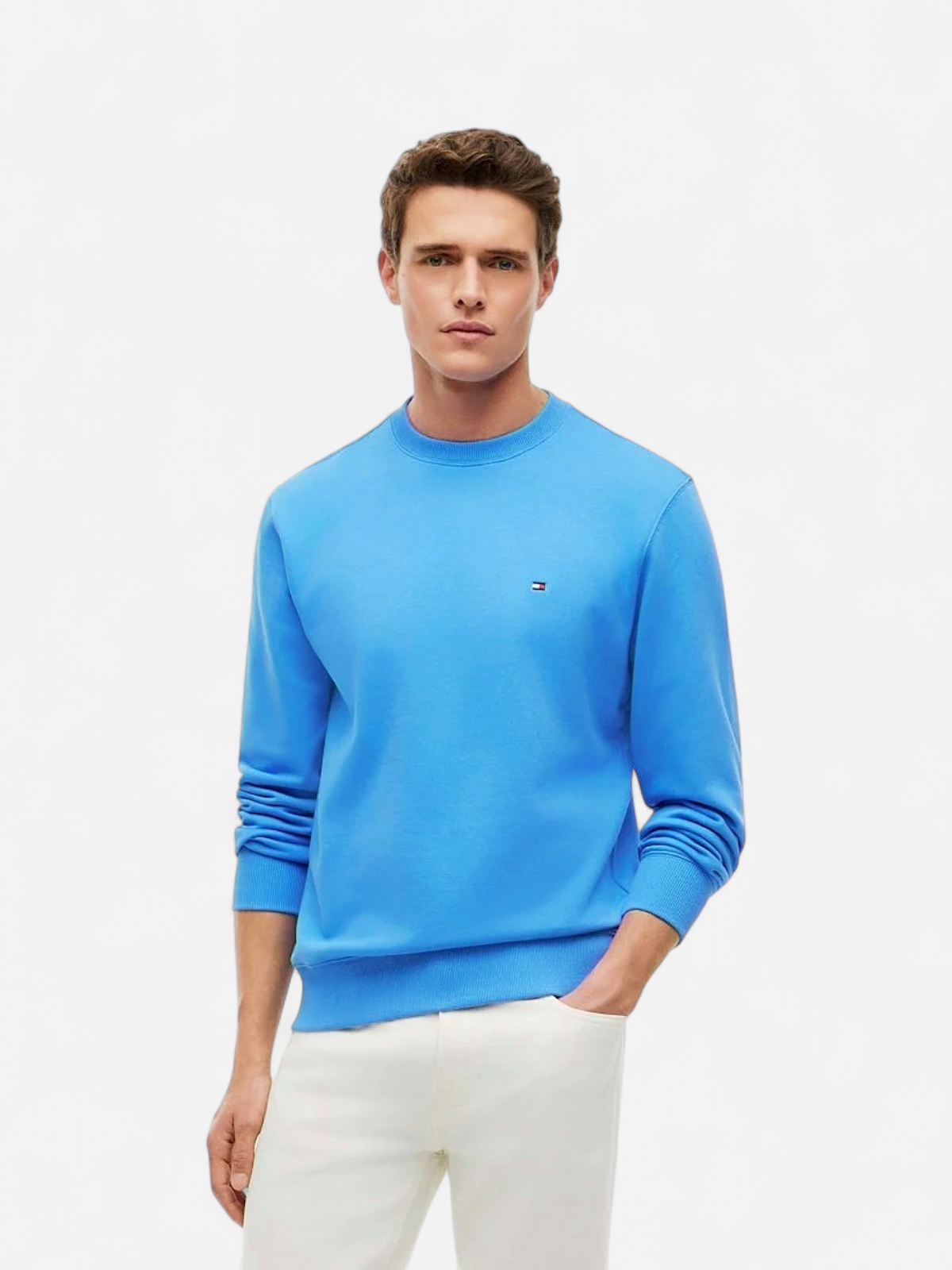 ESSENTIAL TERRY CREWNECK SININEN - Kekäle.fi