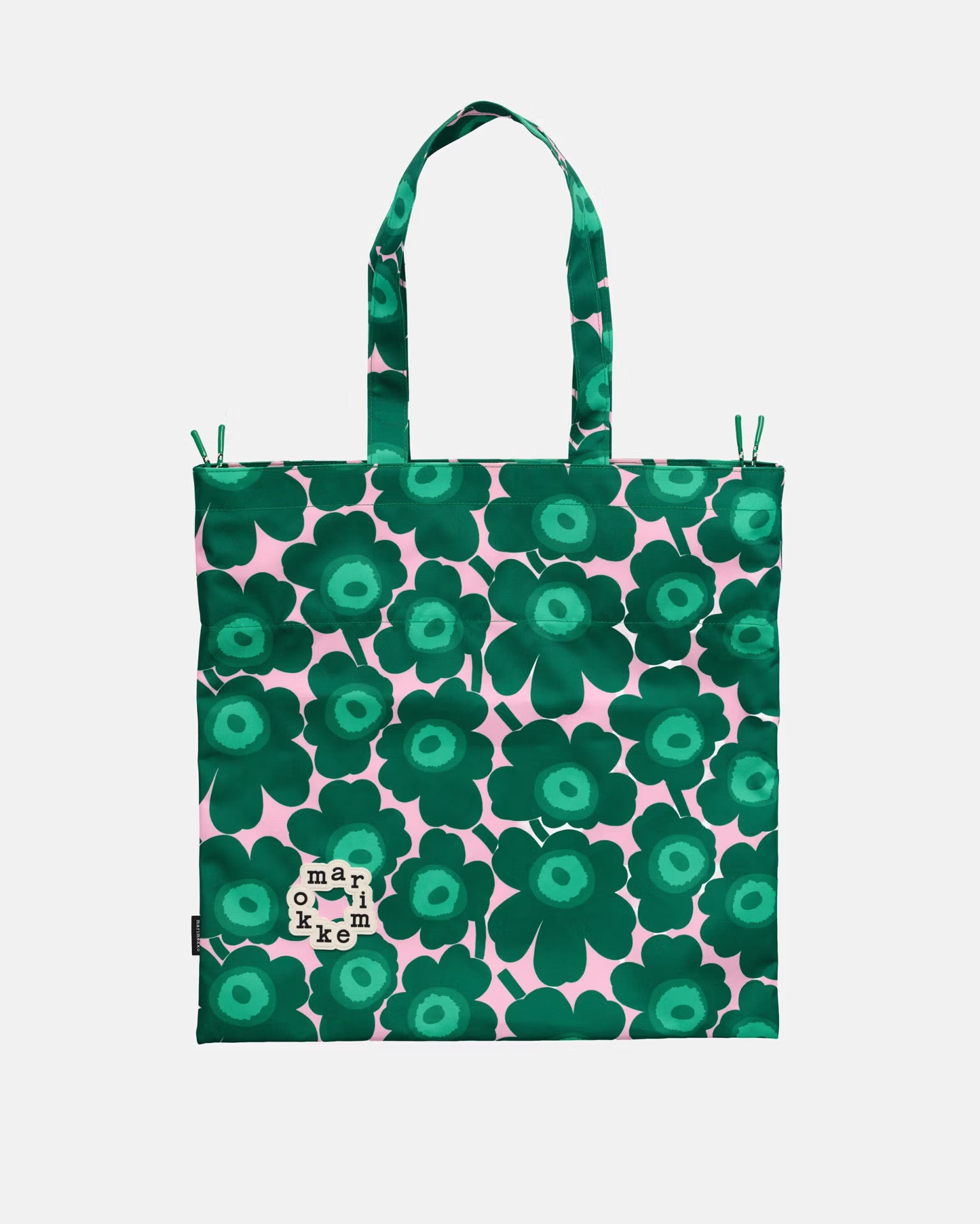 Marimekko olkalaukku Metka Mini Unikko, vihreä kuosi