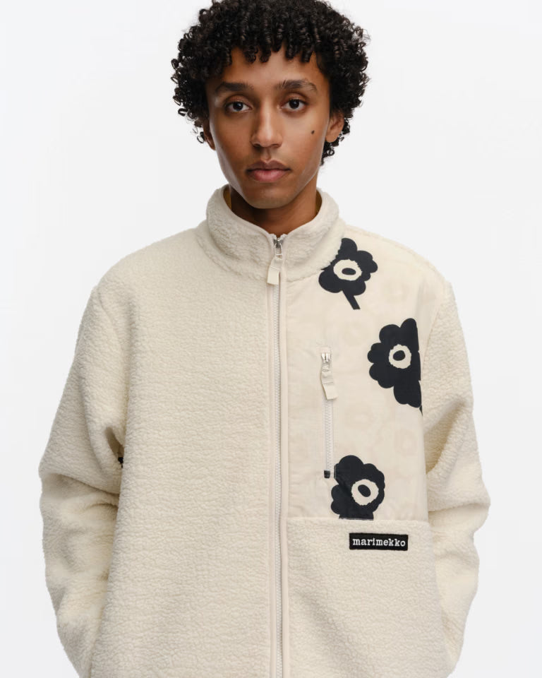 Marimekko unisex teddytakki Vaellus Mini Unikko Kioski, luonnonvalkoinen