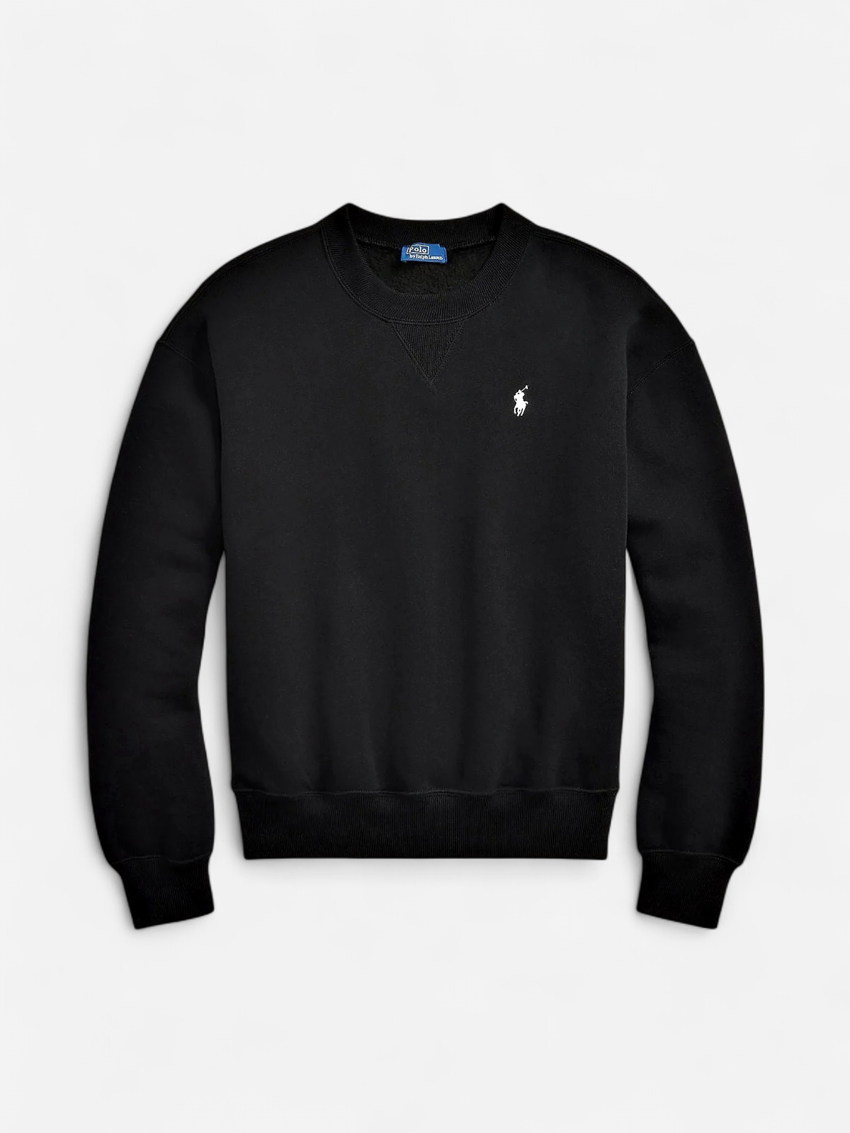 Polo Ralph Lauren naisten collegepaita Fleece Crewneck, musta - Kekäle.fi