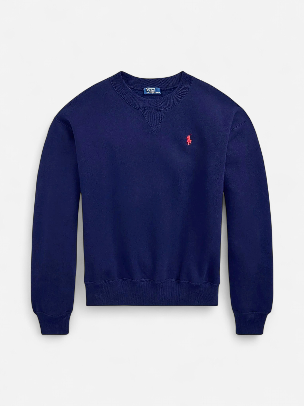 Polo Ralph Lauren naisten collegepaita Fleece Crewneck, tummansininen - Kekäle.fi