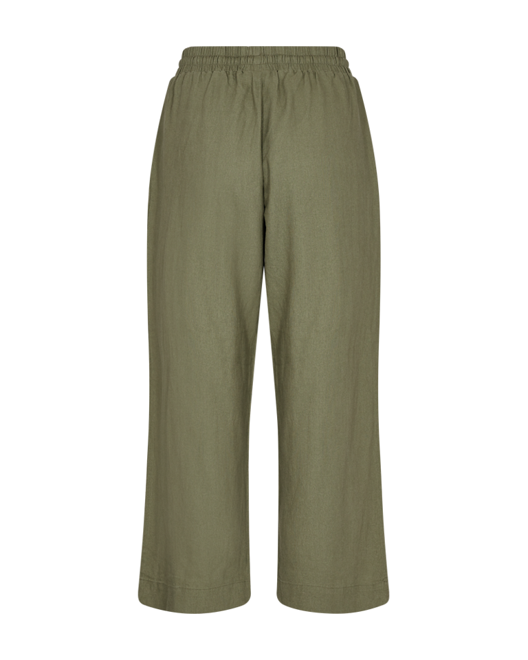 freequent-naisten-housut-la-pant-7-8-linen-armeijanvihrea-2