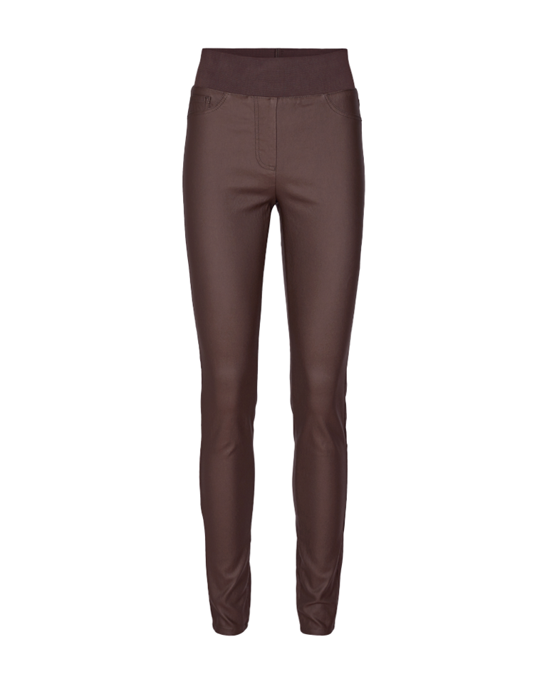freequent-naisten-housut-shantal-power-pants-tummanruskea-1