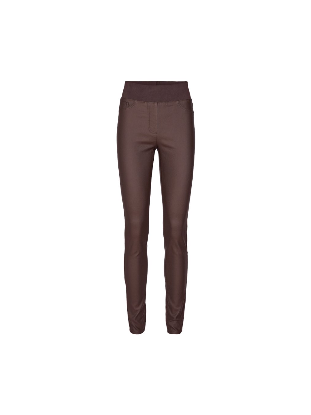 freequent-naisten-housut-shantal-power-pants-tummanruskea-1